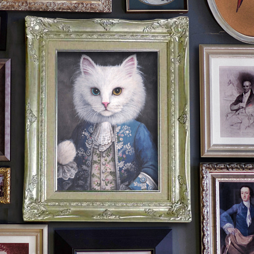 お茶会しているうちの子を作成いたします⚫︎手描きオーダーメイド