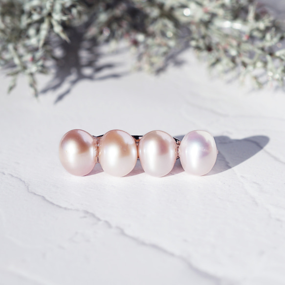 レディース　アクセサリー　プローチ　真珠　宝石　プローチ59点まとめ売り 桜真珠が連なる幸せのブローチ ～All your heart ブローチ Lipatti