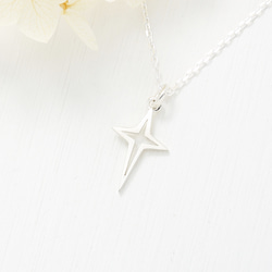 ベツレヘムの星　シルバー 925 純銀 ネックレス お誕生日 バレンタインデー クリスマス プレゼント 1枚目の画像