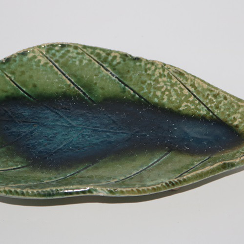 総織部朴葉形たたら皿6客組（作品番号O-051） 長皿 森の丘陶房 通販