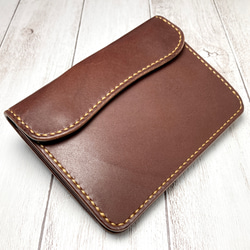 特別セール】本革 二つ折り財布/レザー ギャルソンウォレット 二つ折り