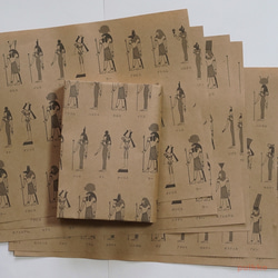 紙質書封面埃及神話之神（6 件套） 第1張的照片
