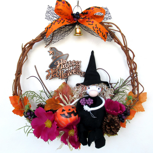 どんぐりアート♡Halloweenオブジェ＆タペストリーHalloweenリース どんぐりアート♡楽しいHalloweenオブジェ♡ - メルカリ