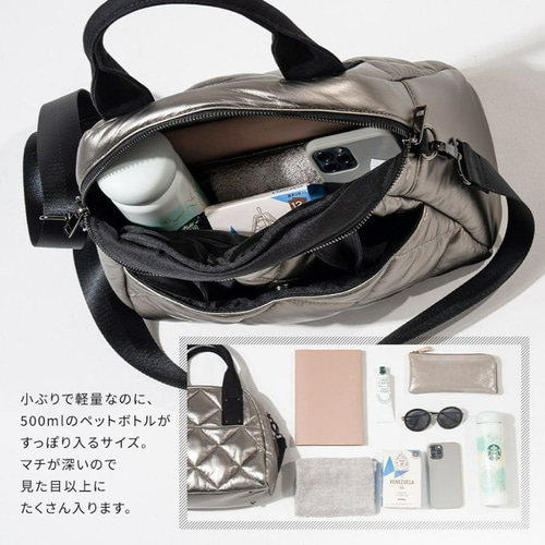 ALDO グリッター 2WAY ハンドバッグ シルバー/シャンパーン 2色 ALDO グリッター 2WAY ハンドバッグ シルバー/シャンパーン 2色
