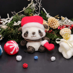 クリスマス サンタ 羊毛フェルト パンダ 羊毛氈 toiro 的作品 14756712