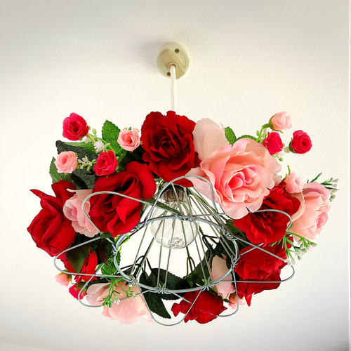 ローズ薔薇バラRose フラワーペンダントライト モダン オシャレ