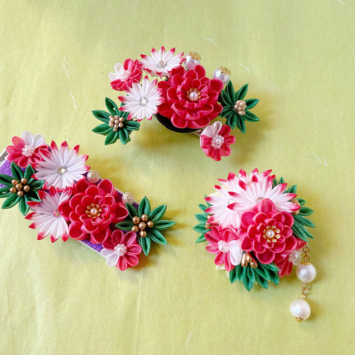 名花(和香) つまみ細工帯留め コサージュ ことゆり 通販 14756912