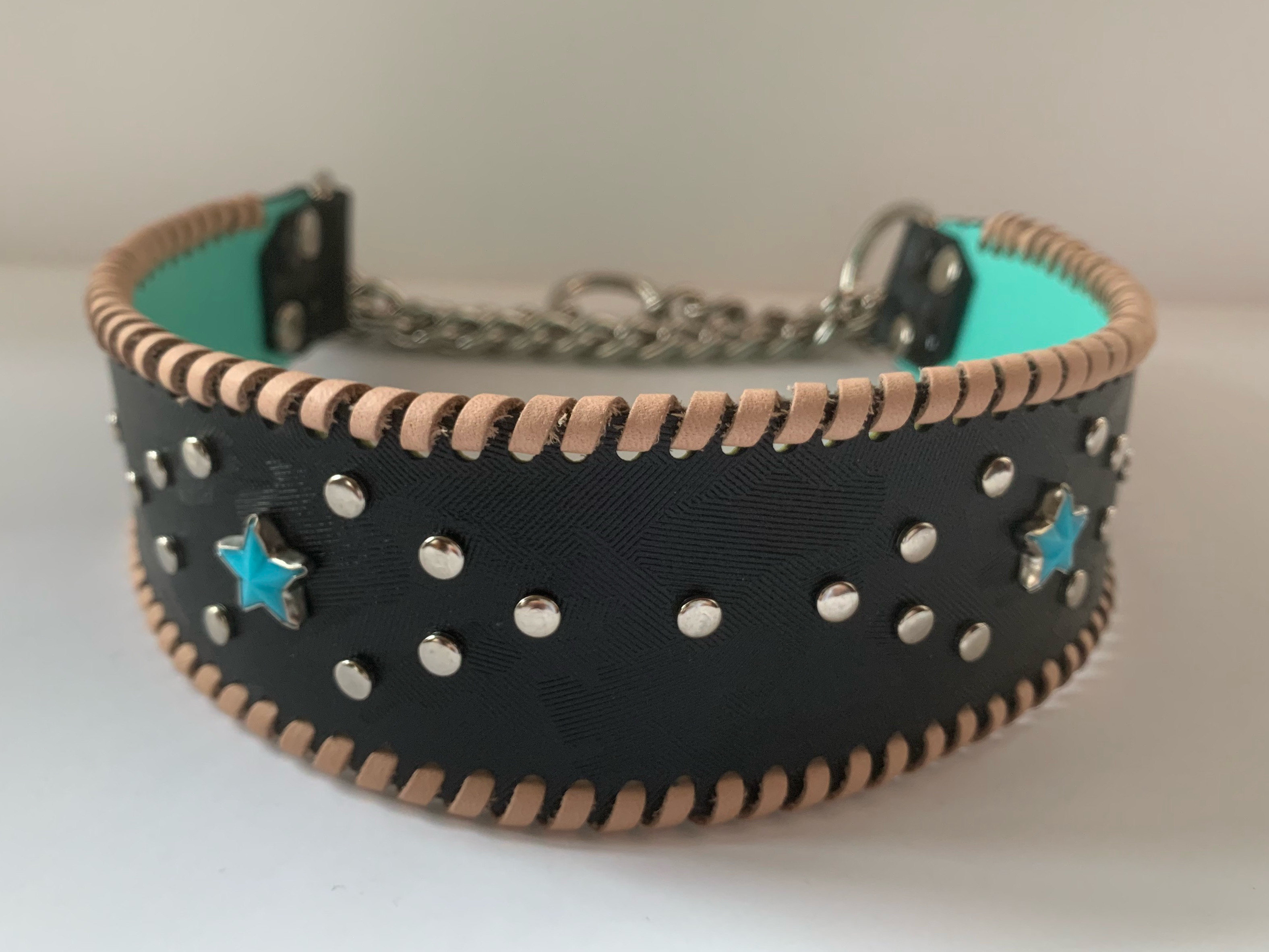 犬の本革ハーフチョークNo.165(大型犬)