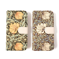 送料込】【全機種対応】ピンパーネル ウィリアムモリス 生地使用