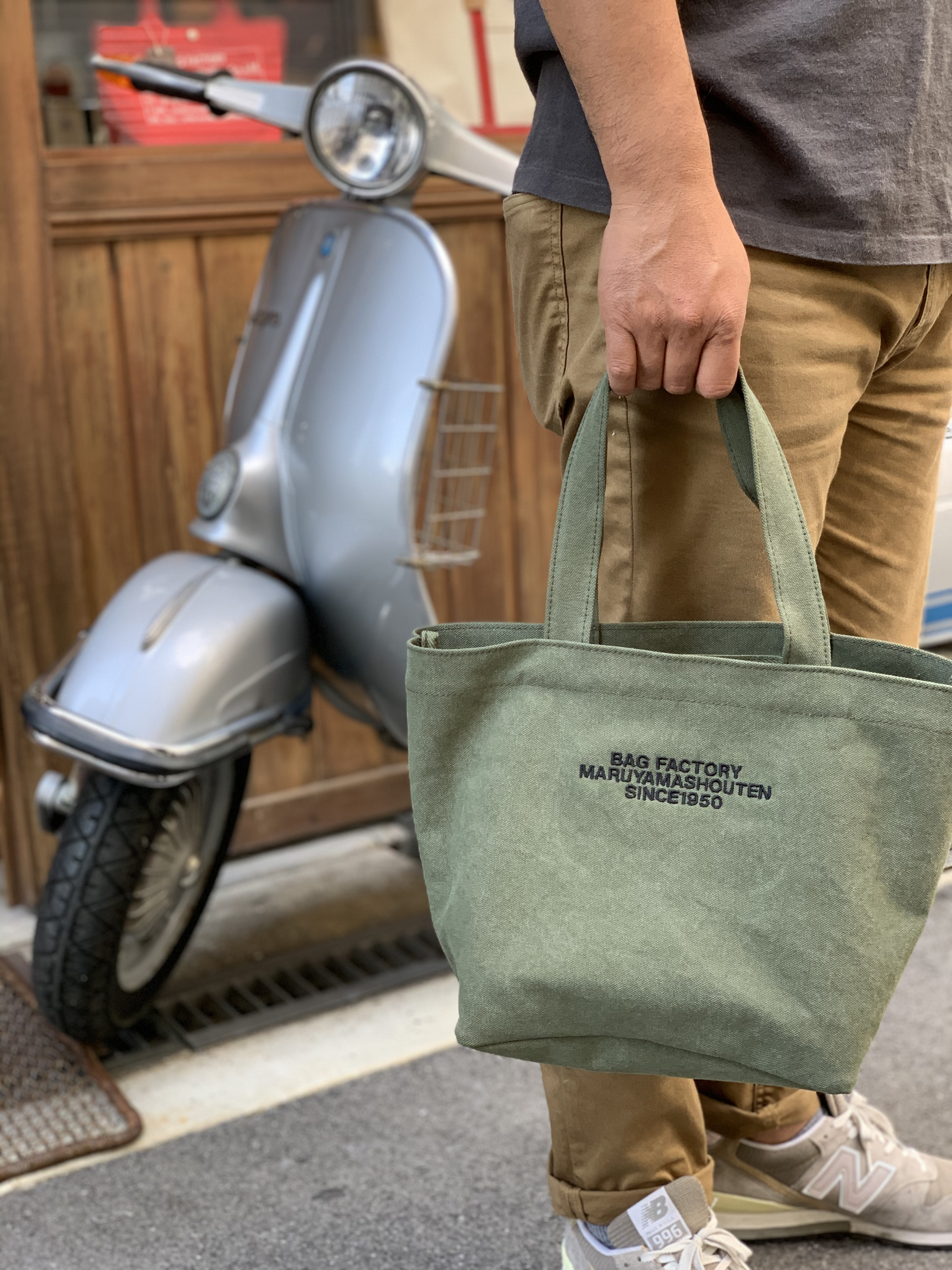 BEDOUIN カーキ トートバッグ BEDOUIN カーキ トートバッグ