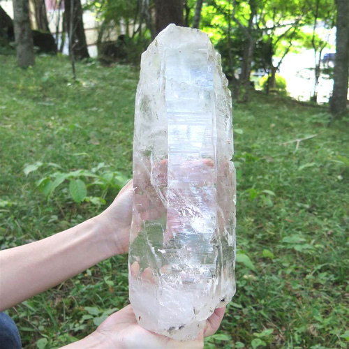 モンドクォーツ タンザニアマスタークォーツ 34cm 原石 6.9kg (榎本