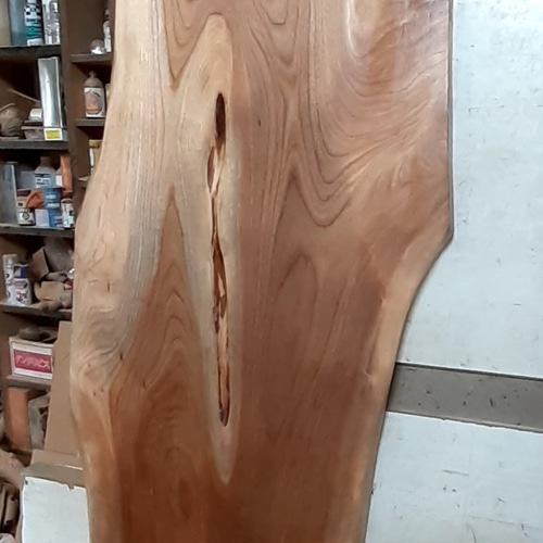 ニレ 一枚板 ダイニング 高級 希少 楡