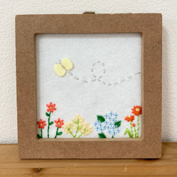 ファブリック　フォトフレーム　ちょうちょ 2567600ba5f7e9b4a5d723356b7ebf