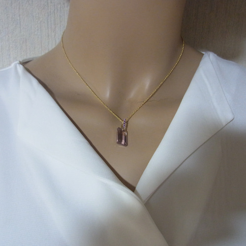 K18 アメトリン ネックレス トップ チャーム ペンダントトップ Rua 