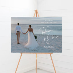 ウェルカムボード【wp_03】 A4 A3 A2 A1サイズ・パネル印刷 3枚目の画像