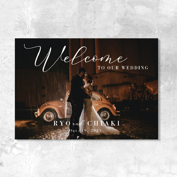 ウェルカムボード【wp_10】 A4 A3 A2 A1サイズ・パネル印刷 2枚目の画像