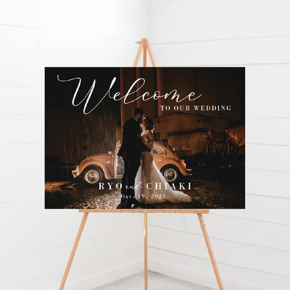 ウェルカムボード【wp_10】 A4 A3 A2 A1サイズ・パネル印刷 3枚目の画像