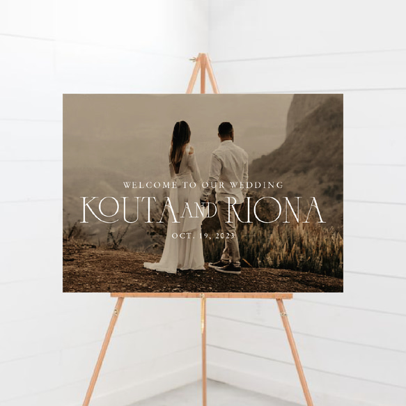 ウェルカムボード【wp_12】 A4 A3 A2 A1サイズ・パネル印刷 3枚目の画像