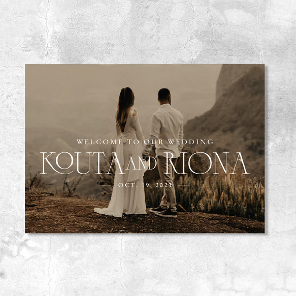 ウェルカムボード【wp_12】 A4 A3 A2 A1サイズ・パネル印刷 2枚目の画像