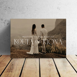 ウェルカムボード【wp_12】 A4 A3 A2 A1サイズ・パネル印刷 1枚目の画像