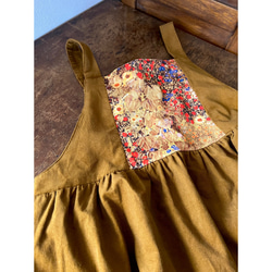 RATA ❤️長度可選❤️寬鬆套頭裙❤️柔軟燈芯絨❤️時尚棕色 第13張的照片