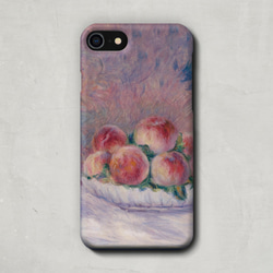 スマホケース / ピエール オーギュスト ルノワール「桃」 iPhone 全機種対応 果物 絵画 大人 レトロ 個性的 3枚目の画像