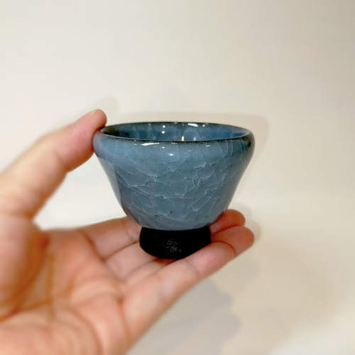 氷裂貫入 お猪口 ぐい呑み 香鉢 おちょこ・ぐい呑み・徳利