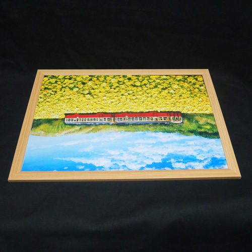 アートポスター【菜の花畑を走る小湊鉄道】 絵画 HR 通販