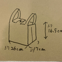 コンビニ弁当サイズ　エコバック　TYVEK製 7枚目の画像