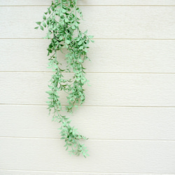 空気を綺麗にする光触媒加工付き　フェイクグリーン（エメラルドグリーン系）　グリーンスワッグ 壁掛け　ウォールグリーン 3枚目の画像