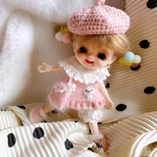 ドール服オビツ11 4点セット可愛い兎セットob11ねんどろいど服