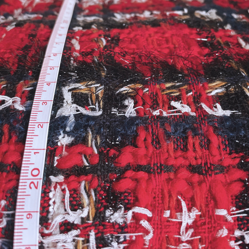 最後1点 シャネルツイード ジュールトゥルニエ 75×48cm フランス