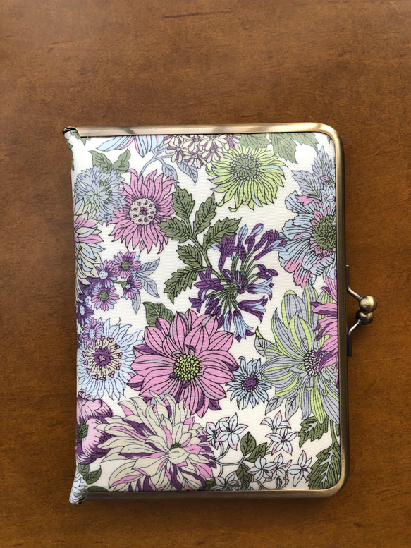 めいまま様 少し大きめ20cmライトパープルフラワー柄タグなし  