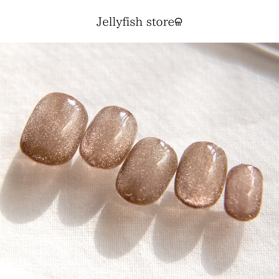 #45｜マグネット : Mahogany brown [ マホガニーブラウン ] こだわりワンカラー【ネイルチップ】