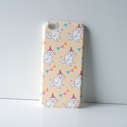 【SALE】パーティ猫のiPhone6/6sプラケース 3枚目の画像