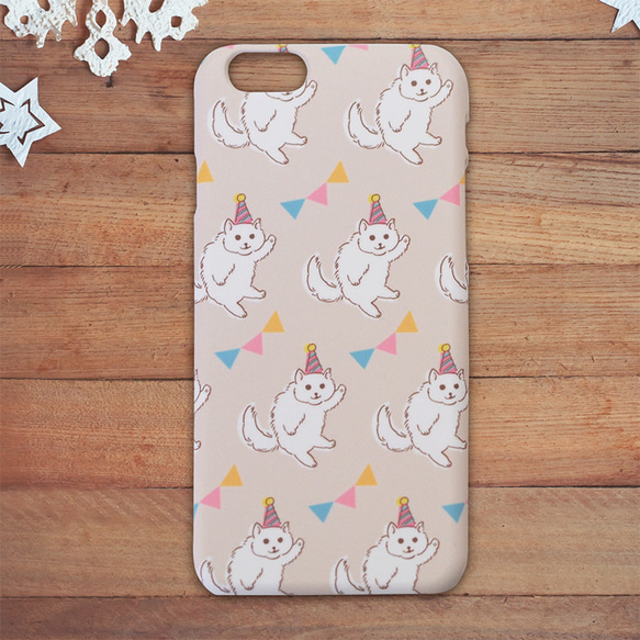 【SALE】パーティ猫のiPhone6/6sプラケース 6枚目の画像