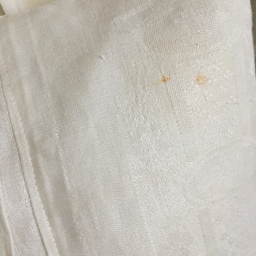 ハンドメイド モノグラム クッション ブドワール フランスアンティーク