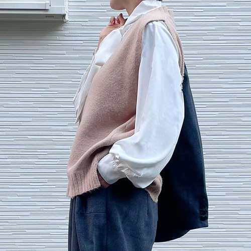 walenode / ウェルノード 】別注Drape Sweater With Snood