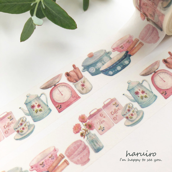 キッチンウェア マスキングテープ（Washi tape） 2枚目の画像