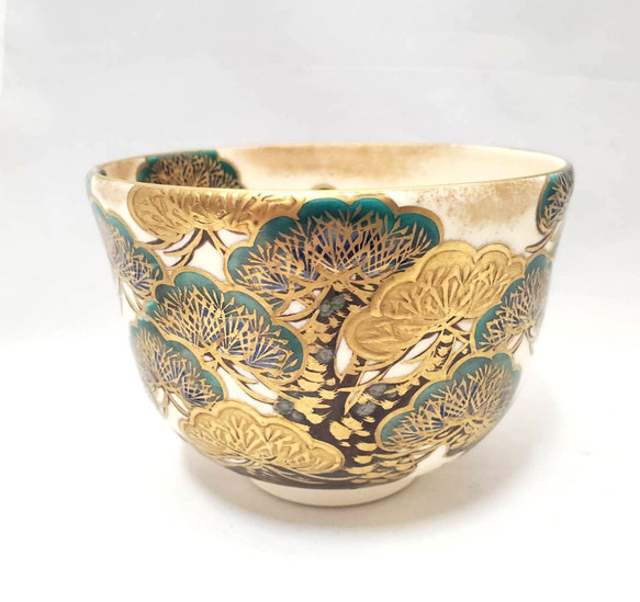 手作り陶器 縁起物茶碗 吉祥文様 手作り陶器 縁起物茶碗 吉祥文様