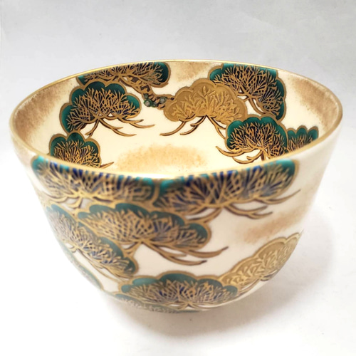 抹茶茶碗　吉祥　茶器 ✨松 縁起・長寿・吉祥柄 抹茶盌 茶碗・めし碗 陶彩 花と風 通販