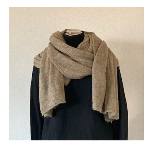 ベビーアルパカ100％ ガーゼストール ストール Sekiya Design