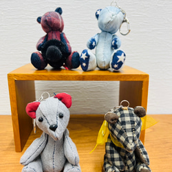 テディベア 国内作家 キーホルダー RABiLy - メルカリ