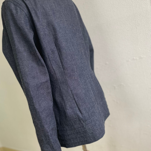 裾タック飾り❤︎デニムジャケット ジャケット Ri Ry 通販