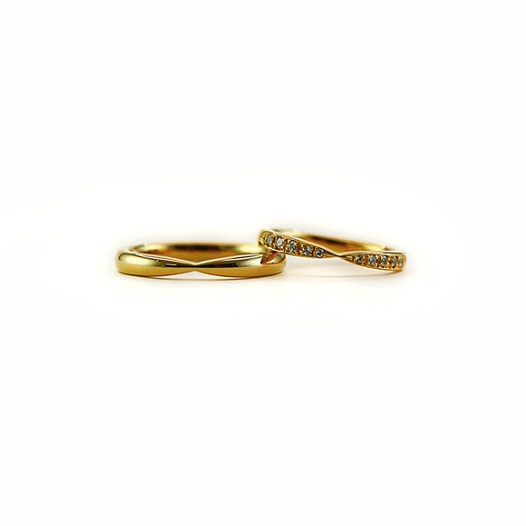 ◇受注制作◇結婚指輪 マリッジリング ペアリング シンプルデザイン シリーズ012B 9枚目の画像