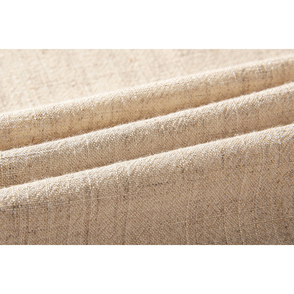 リネン羽織り　リネンコットンコート　綿麻混紡　ベージュ　#L107 11枚目の画像