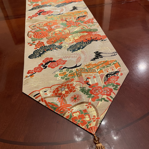 A836豪華刺繍‼️花嫁衣装帯‼️テーブルランナー1ｍ79cm A836豪華刺繍‼️花嫁衣装帯‼️テーブルランナー1m79cm