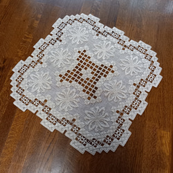 受注制作】北欧ハーダンガー刺繍 テーブルリネン 手刺繍