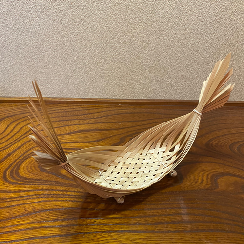 2コ1セット】普段の暮らしを楽しく、心豊かに！ ペアの竹細工 カゴや