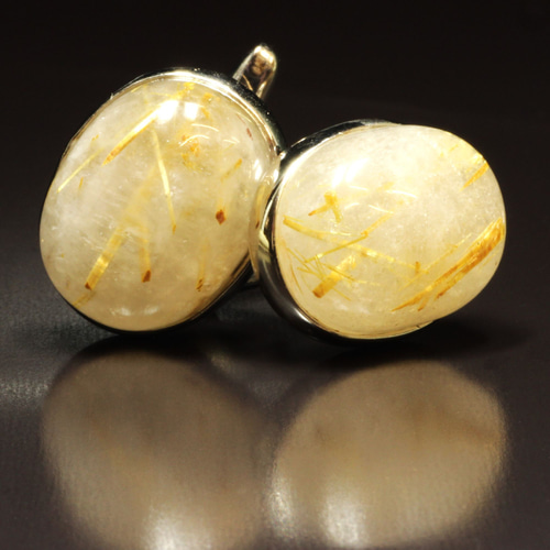 ⭐️18金⭐️スピネル石 ヴィンテージ カフス